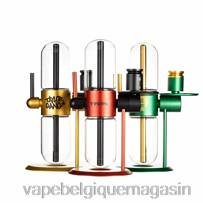 Vape Belgique Stundenglass Verre Gravité Infuseur Argent Poli